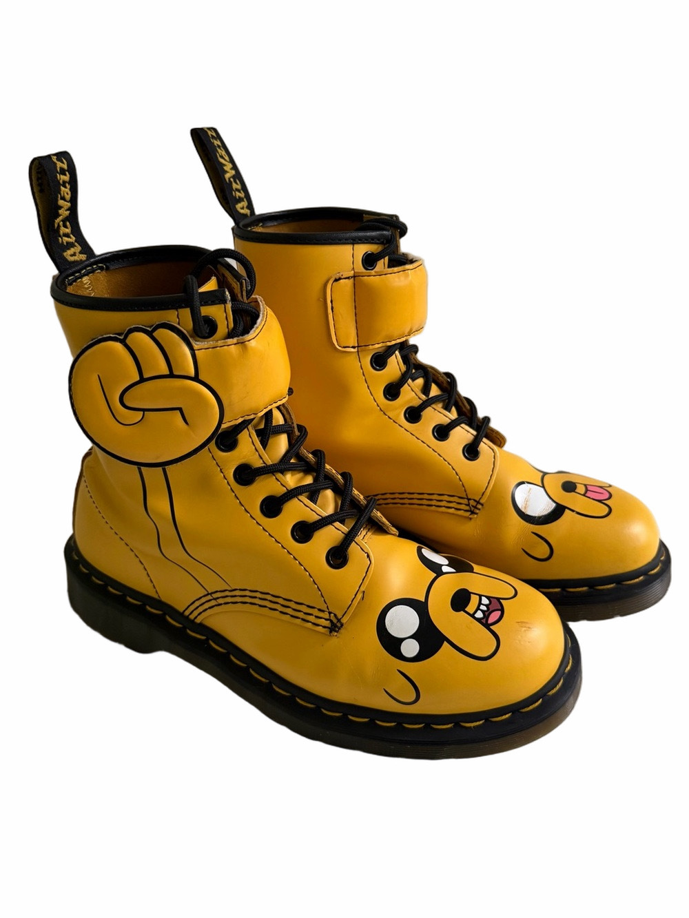 Dr. Martens Jake Boot Adventure Time Women’s Size 8 Cartoon Network Yellow Dog